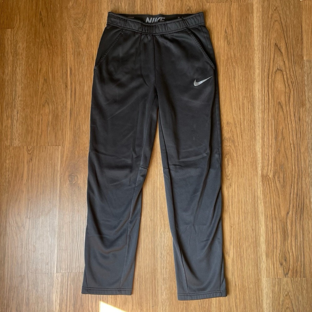 Nike Therma-FIT Men's Size Small Black Jogger Sweatpants Polyester Athletic Warm